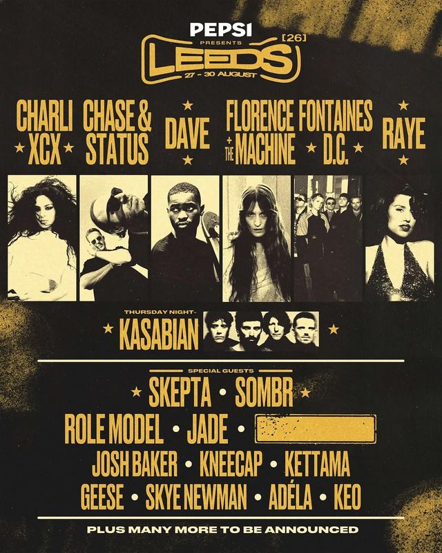 Leeds Festival 2026 poster